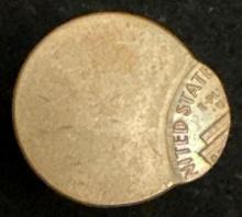 Error Coin - Off Center Cent Planchet Error