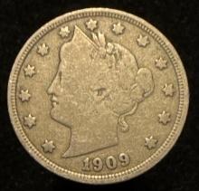 1909 Liberty Head "V" Nickel