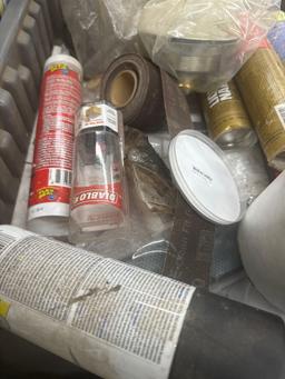Mixed lot with liquid nail, flex seal, spray paint and more