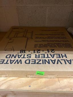 Water heater stand