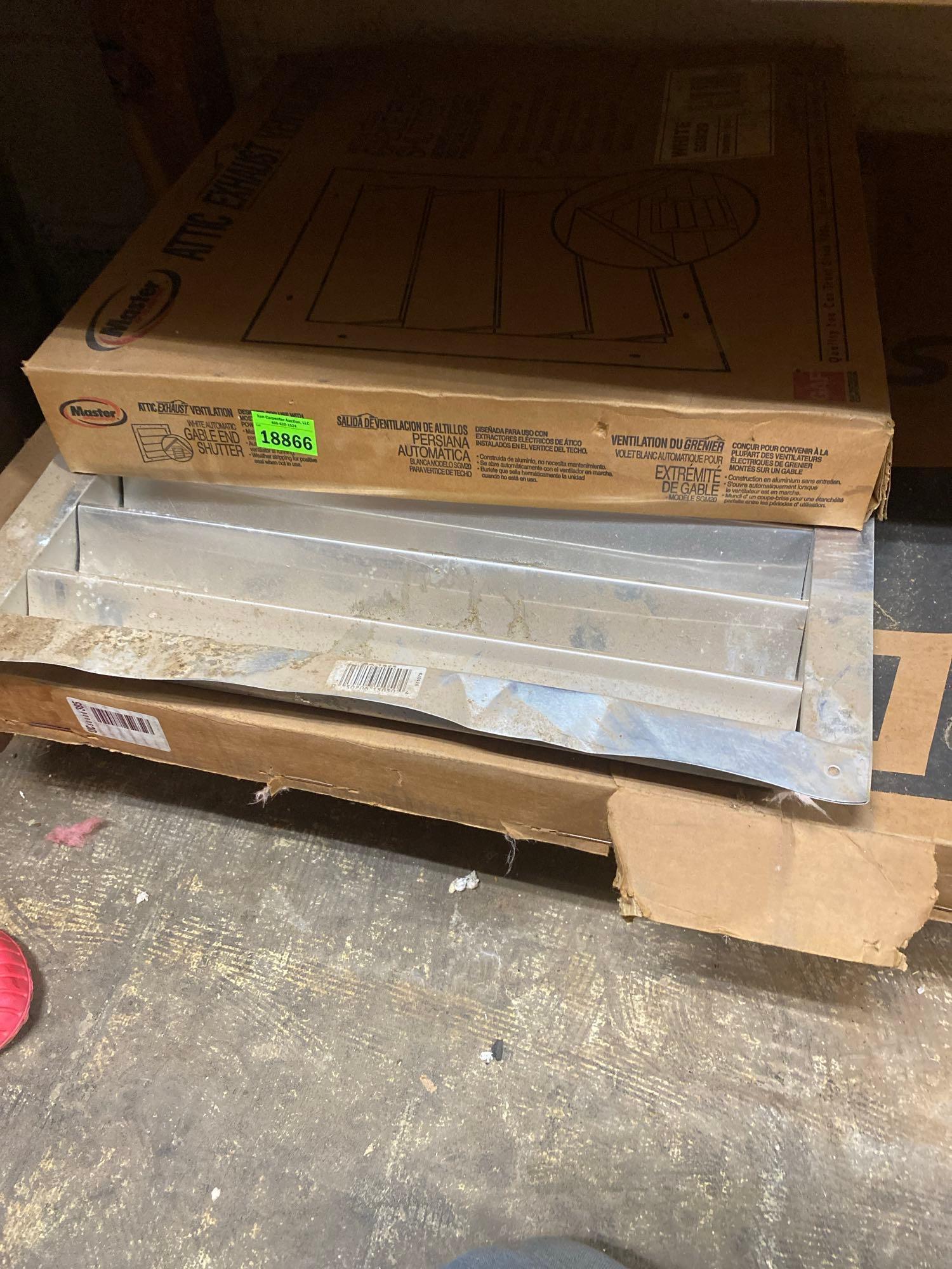 Attic exhaust vents size in photos
