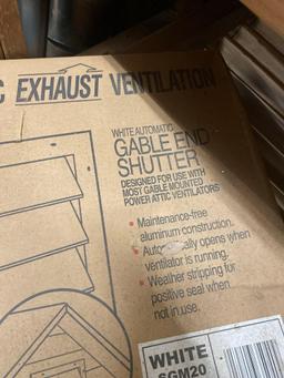 Attic exhaust vents size in photos