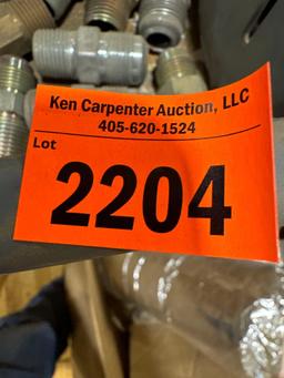 PEX rings, nipple adapters, copper/brass fittings, and other various items