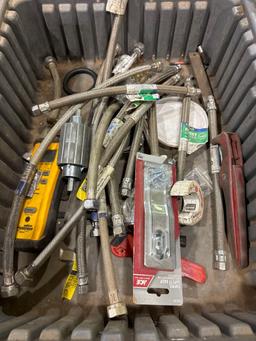Supply lines, Swivel safety hasp, pipe cutter and other misc items