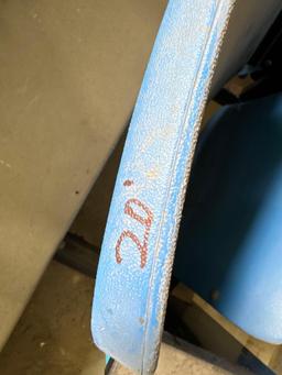 Gym bleachers must bring help to disassemble and load