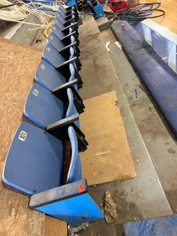Gym bleachers must bring help to disassemble and load