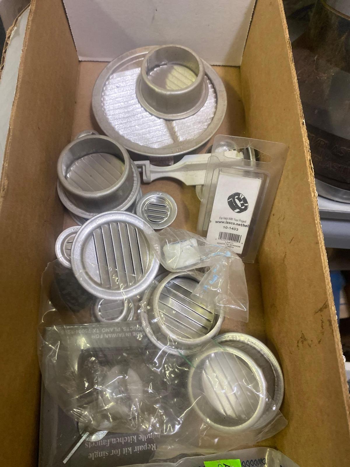 Faucet parts and vent covers