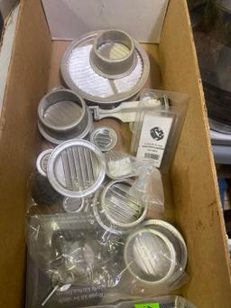Faucet parts and vent covers