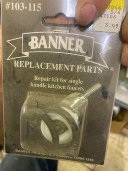 Faucet parts and vent covers