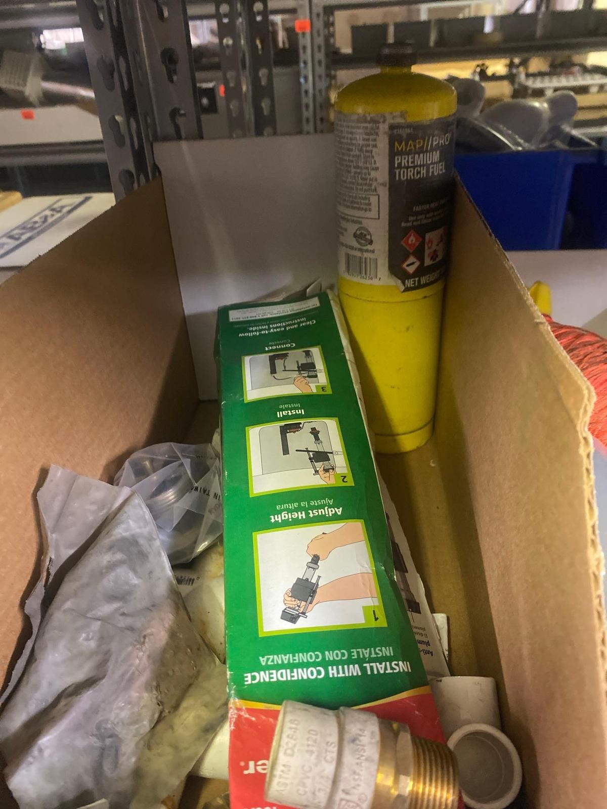 Pvc fittings, map gas, ballcock