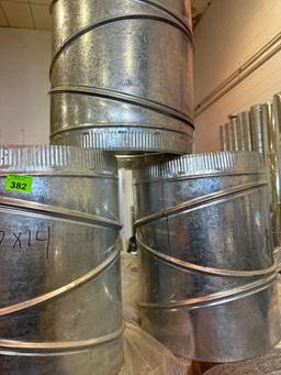 3 pieces of duct work must bring help to load Measurements in photo
