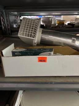 Dryer vent stubout, pop-up assembly, drain fittings