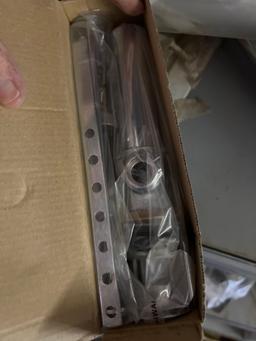 Dryer vent stubout, pop-up assembly, drain fittings