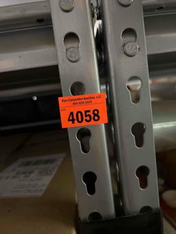 Metal shelves ONLY items not included 84H 48L 18W PICK UP DAY 2 AFTER 2 ONLY