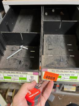 Storage container with some fittings inside Measurements in photos