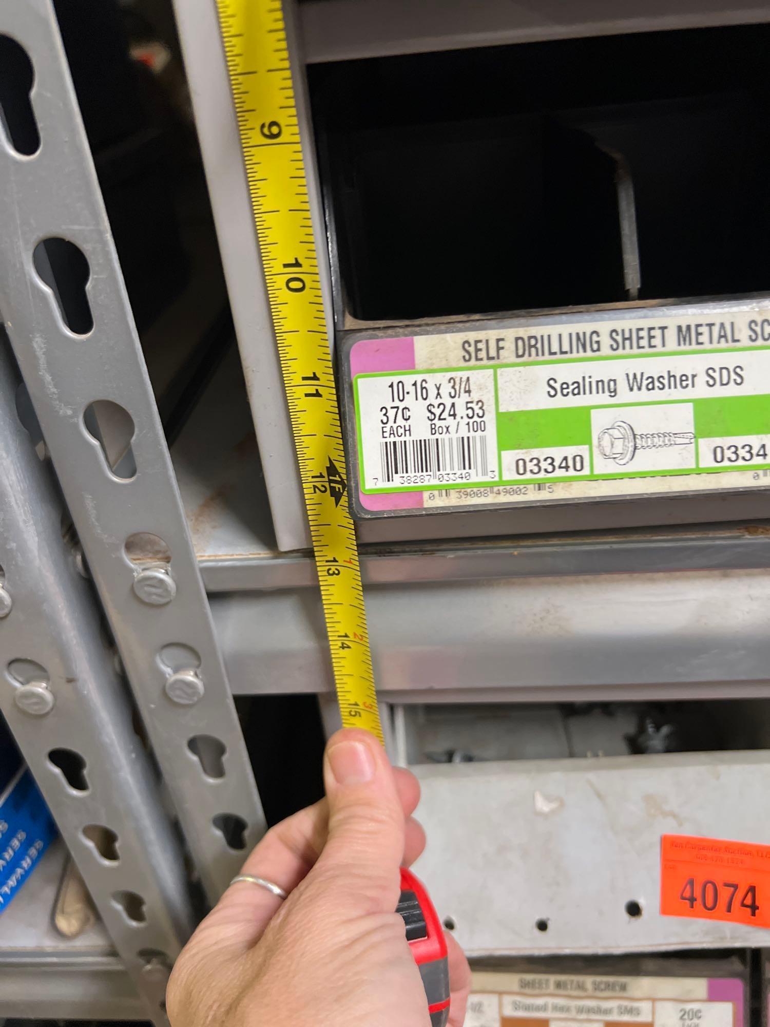 Storage container with some fittings inside Measurements in photos