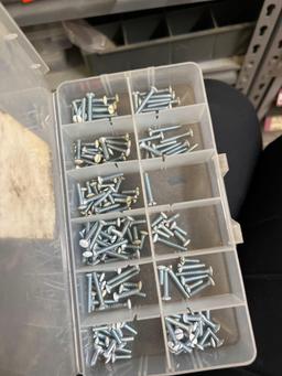 Lot contains Flowmaster stainless steel manifold, nuts, bolts, screws and more