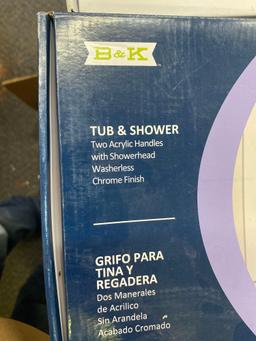 B & K tub and shower valve and trim
