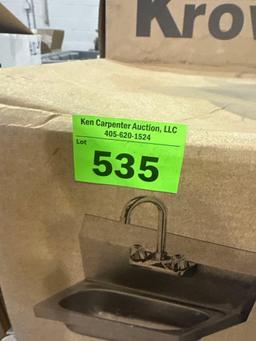 Krowne 16" wall mount sink