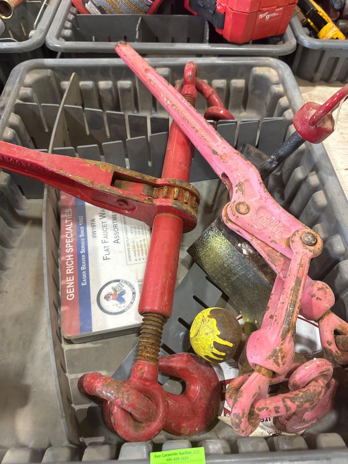 Chain binders and ball trailer hitch 3 times the money