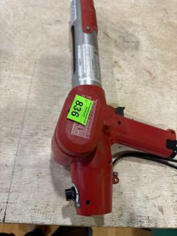 Cordless caulk and adhesive gun