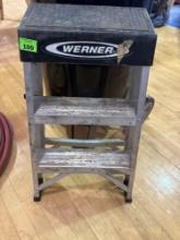 Werner step ladder Measurementsin photos Must bring help to load