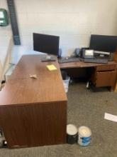 Office desk Measurements in photos Must bring help to load