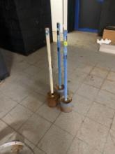 Homemade weighted tie offs