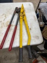 Bolt cutters and cable cutter