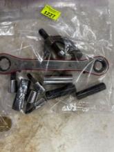 Ratchet, sockets and other various items