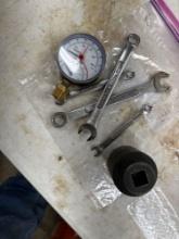 Wrenches, socket and gauge