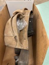 Tool bag with various items