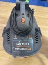 Ridgid portable vac 4 gal