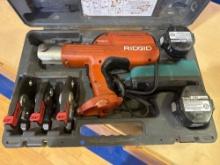 Ridged propress crimper in case