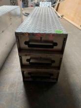 New Toolbox with drawers for truck. Measurements in photo Must bring help to load