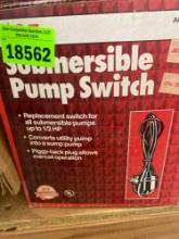 Submersible pump switch