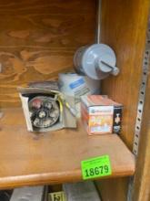 Suction line filter drier, capacitor, tape and other items
