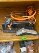 Stereo, label maker, extension cord and other items