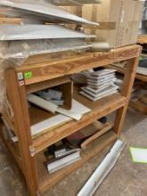Wood shelves measurements in photos must bring help to disassemble and load PICK UP DAY 2 AFTER 2