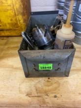 Oil, hole saw bit and more