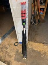 Zip wall poles