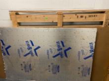 Insulation board, possibly metal pan