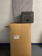 Back support pad, plenum