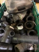 Mixed lot of HDPE fittings