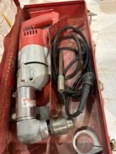 Milwaukee right angle drill in case