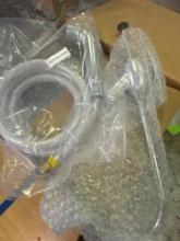 Water dispenser, hose with sprayer and misc items