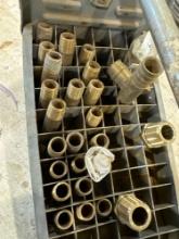 Various brass/copper nipples and fittings