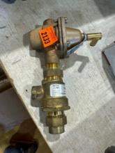 Combination fill valve and backflow preventer