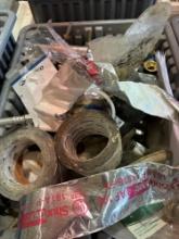 Brass fittings, shurtape, and other various plumbing items