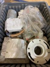 Toilet flange, gas supply line and other plumbing items